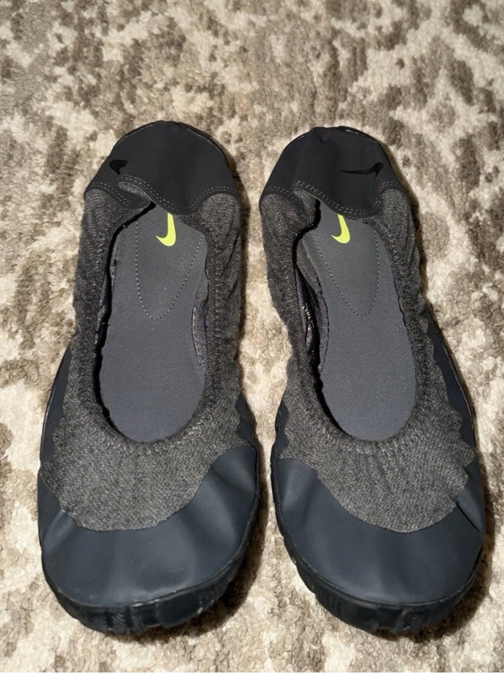 Nike Studio Pack Gray Yoga Athletic Ballet Flats in Size 9